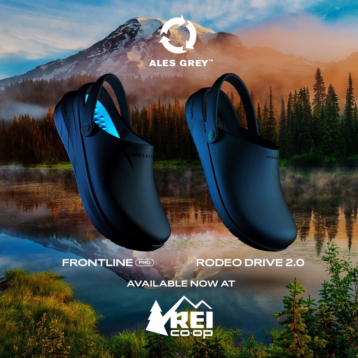 #alesgrey highest quality, functional, Ultra-comfort clogs on the planet. Available now <a href="/rei/">REI</a> online.

#alesgrey #rei #optoutside #biobased