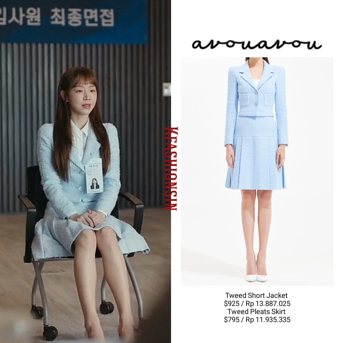 #ShinHyeSun's Fashion - tvN Drama '#SeeYouInMy19thLife' Episode 1

Avouavou Tweed Short Jacket & Tweed Pleats Skirt

#shinhyesunfashion #kfashionsin #신혜선 #이번생도잘부탁해 #SeeYouInMy19thLifeEp1