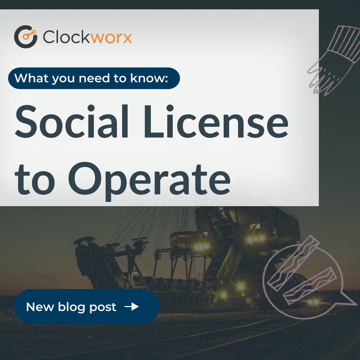 New blog post: clockworx.com/en/blog/social…

🌟 Learn about the concept of social license to operate in mining and how Clockworx can help mining companies navigate community relationships and more...

#mining #sustainability #sociallicense #clockworxsolutions #clockworx