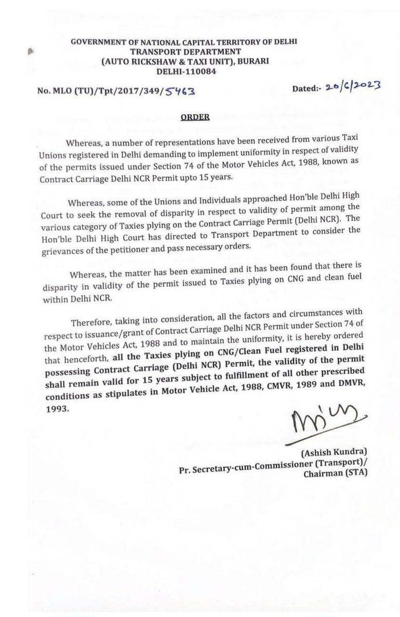 CNBCTV18Live's tweet image. #JustIn | #DelhiGovt extends permit #validity of #taxis running on #CNG &amp;amp; other clean fuels up to 15 years