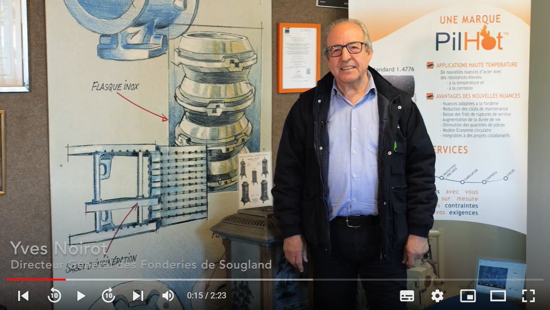 Lauréats des Trophées de l'économie responsable 2023 décernés par Réseau Alliances, les Fonderies de Sougland sont aussi en lice pour le prix du public. Aidez-nous en likant notre vidéo, et découvrez nos engagements responsables :
youtu.be/8lBCMCW9okg