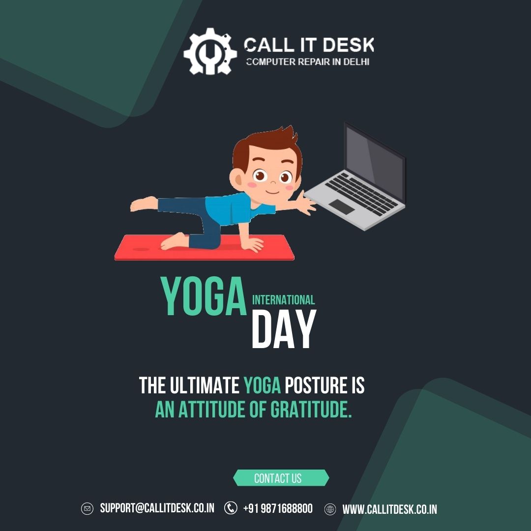 Embrace serenity and find your inner balance on International Yoga Day.
.
.
#yogainternationalday #yogaday #yoga #yogaeveryday #21stjune #yogaeverydamnday #yogaeverywhere #yogadaily #yogatime #yogalifestyle #computer #computernetworking #computerhardware #computersetup #cid