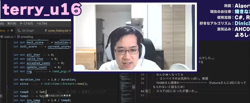 gojira_kyopro's tweet image. スコア1位になったが遅いか…  #AtCoder11Live
