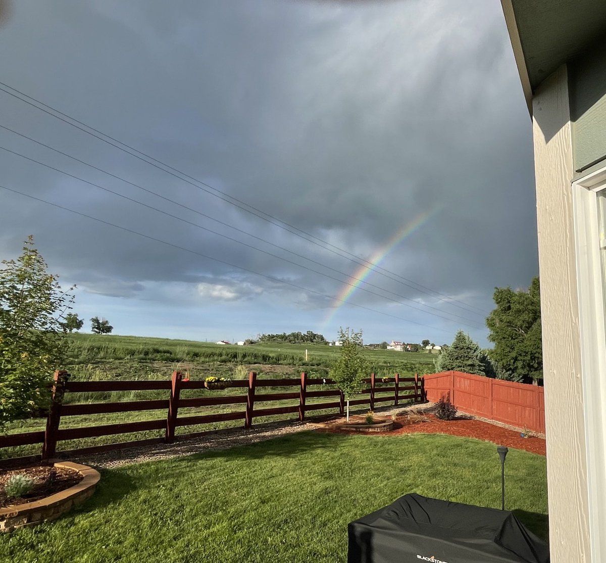 Always a rainbow after a storm 🌈💜