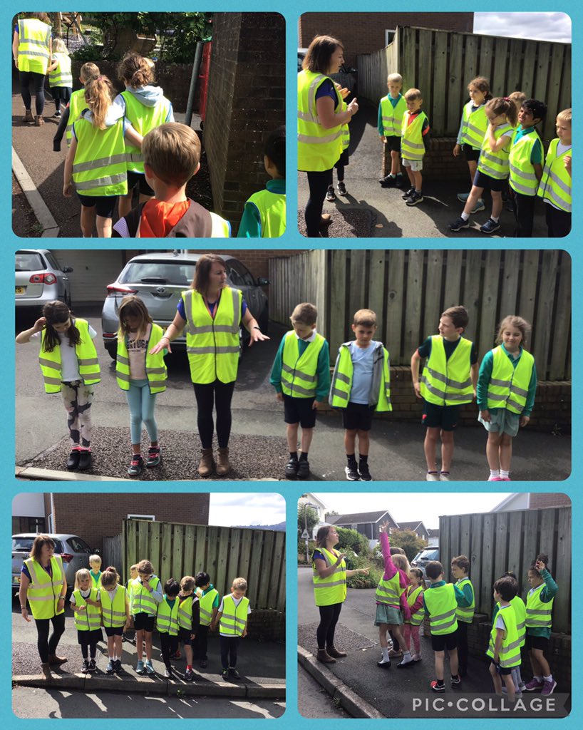 Year 2 ‘Kerbcraft’ road safety session today choosing safe places and routes to cross the road. Ardderchog pawb! #kerbcraftinwales #healthyconfidentindividuals