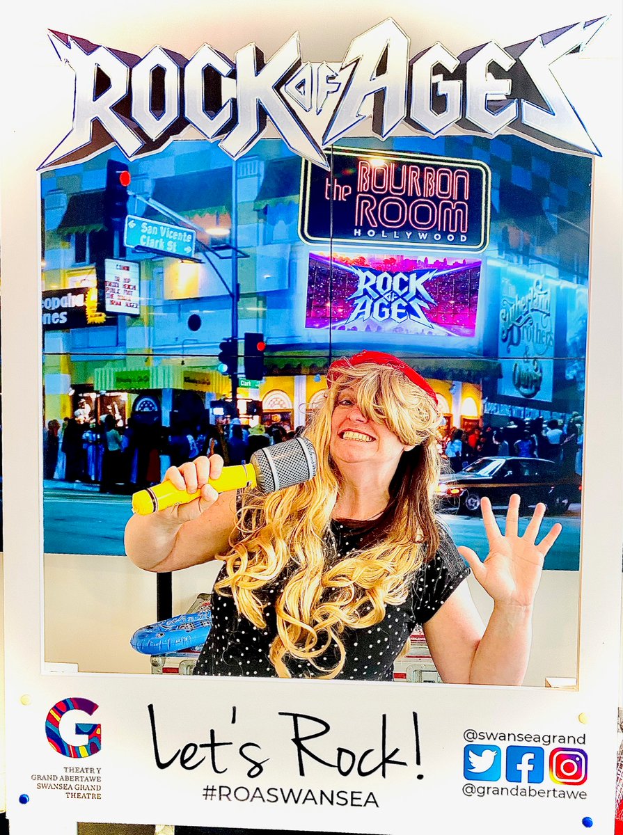 SwanseaGrand's tweet photo. Swansea, Let's Rock!!!! Air guitars at the ready!! Tag us in all your selfies #ROASwansea  @rockofagesuk https://t.co/FL9Ohh4bX7 https://t.co/WUxBoV4lL6