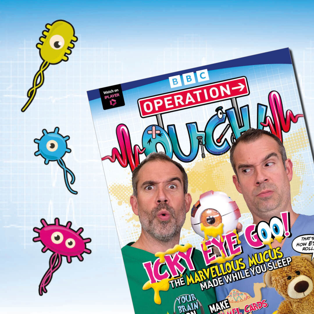 Last chance to get your hands on issue 16 in the shops before we launch our next issue!

🧪Subscribe online at bit.ly/3pZC4zX (excludes Australia and New Zealand)

#OperationOuchMag #OperationOuch 

 <a href="/DoctorChrisVT/">Chris van Tulleken 🏳️‍🌈</a> <a href="/xandvt/">Dr Xand van Tulleken 🏳️‍🌈</a> @Dr_Ronx <a href="/OperationOuch/">Operation Ouch</a>