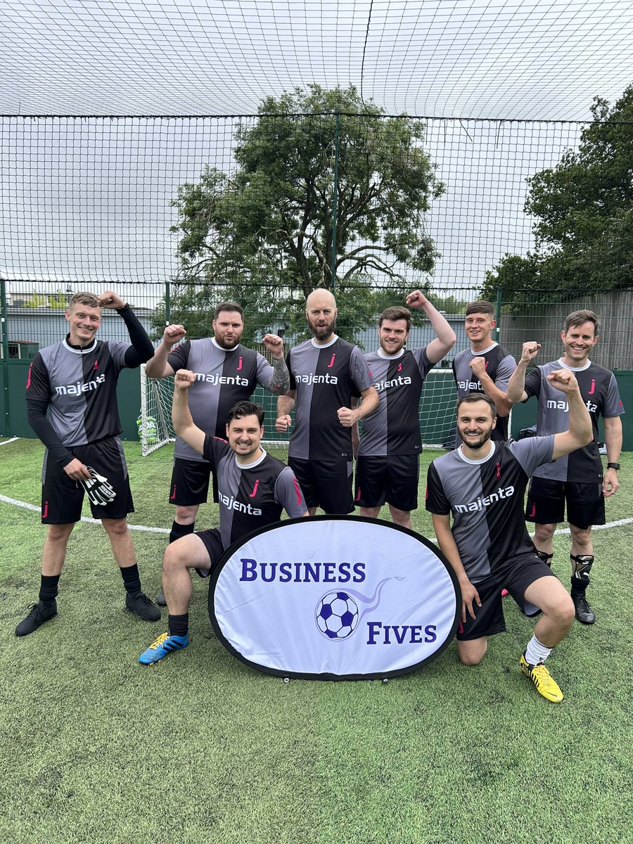 Welcome @MajentaUK 
 to our #biz5s event in Coventry! 

Good luck to the team playing in support of @mndassoc ⚽️ 

#footballforgood #charity #networking