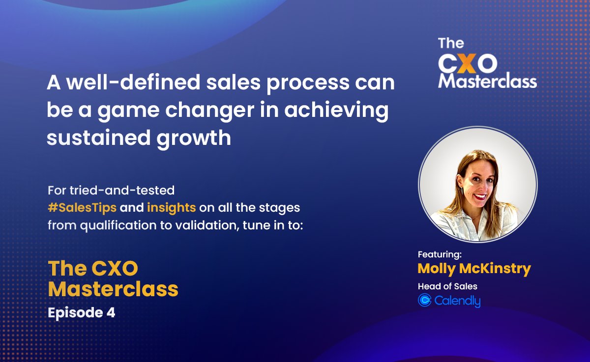 The approach to #salespipeline management has been radically altered in this post-pandemic world, and streamlining it can be an arduous task. In this episode of #TheCXOMasterclass, Molly McKinstry,  sheds light on achieving consistency and #UnlockGrowth.
bit.ly/3PmmZWw