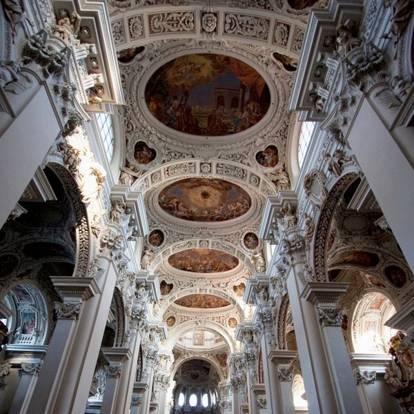 St. Stephen's Cathedral in Passau, Germany #arquitectura