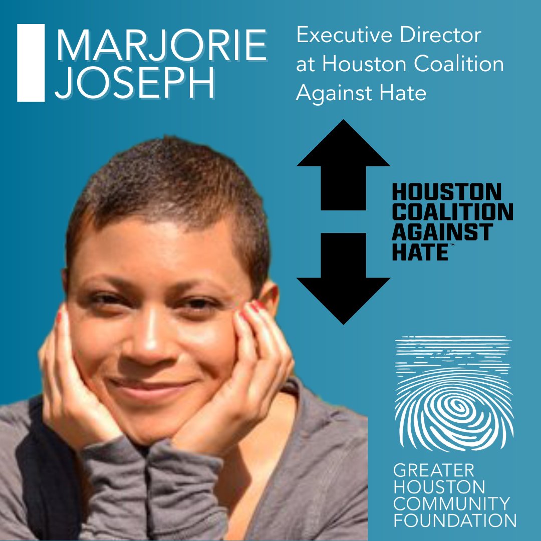 Marjorie Joseph, Executive Director of <a href="/HCAH_TX/">Houston Coalition Against Hate</a>, makes a positive difference in the City of #Houston through her work with the Coalition and her personal mission of championing #justice and #belonging.
#PrideMonth