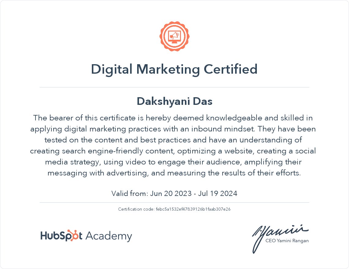 To many more #certifications & #digitalskills #contentmarketing

Thank you @HubSpot