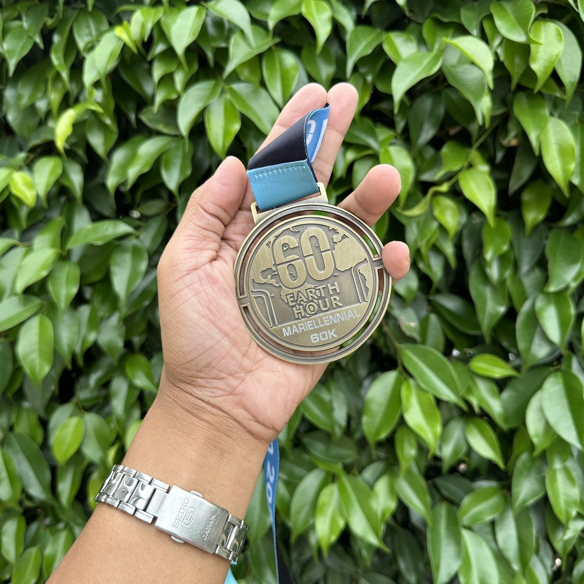 mcmarinay's tweet photo. 20. i got another medal, ma!
- from my 60k Earth Hour Virtual Run last April 2023 @earthhour #pfatleta ๐๐๐ฝโโ๏ธ https://t.co/1dR014tukU
