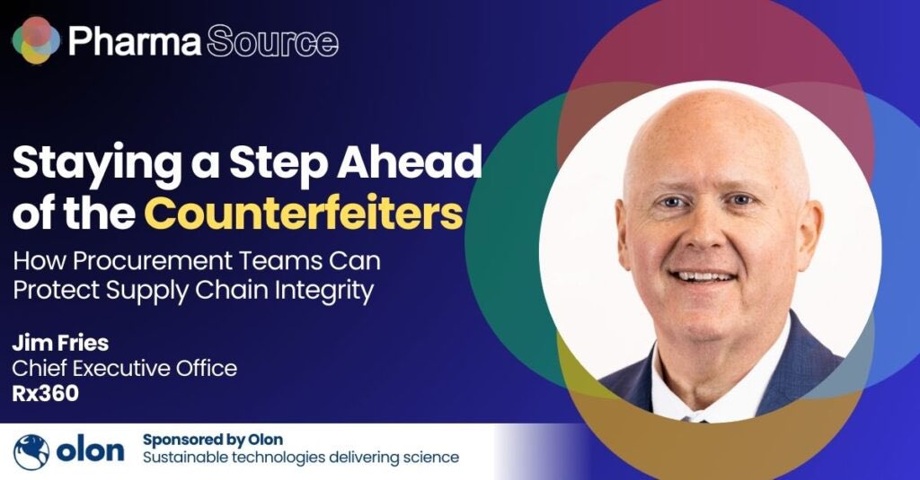 Staying a step ahead of the drug counterfeiters: how pharma procurement teams can protect #supplychain integrity w/ <a href="/Rx_360/">.</a> 
The latest podcast is out now pharmasource.global/content/podcas…