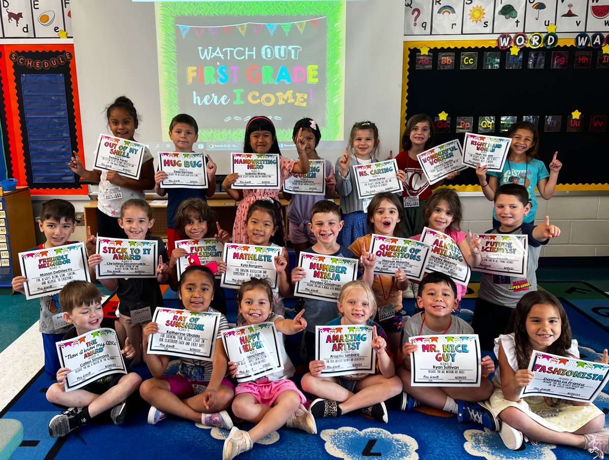 Watch out First Grade here they come!!!! #classawards #teamscovill #22teamcatena23