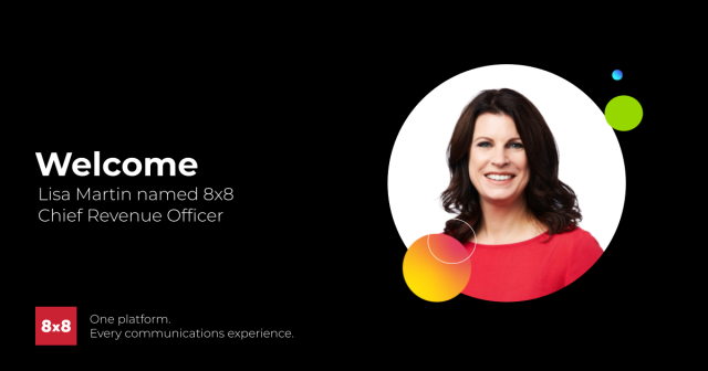 CatchTelecom's tweet photo. A warm welcome to Lisa Martin who joins @8x8 as CRO. Her experience leading sales orgs in the dynamic #CCTR market will be invaluable to the continued expansion of 8x8’s industry-leading #CCaaS and #UCaaS platform. #XCaaS #customerobsessedcommunications https://t.co/ib0ChcoeNV https://t.co/lFe0HFljtu