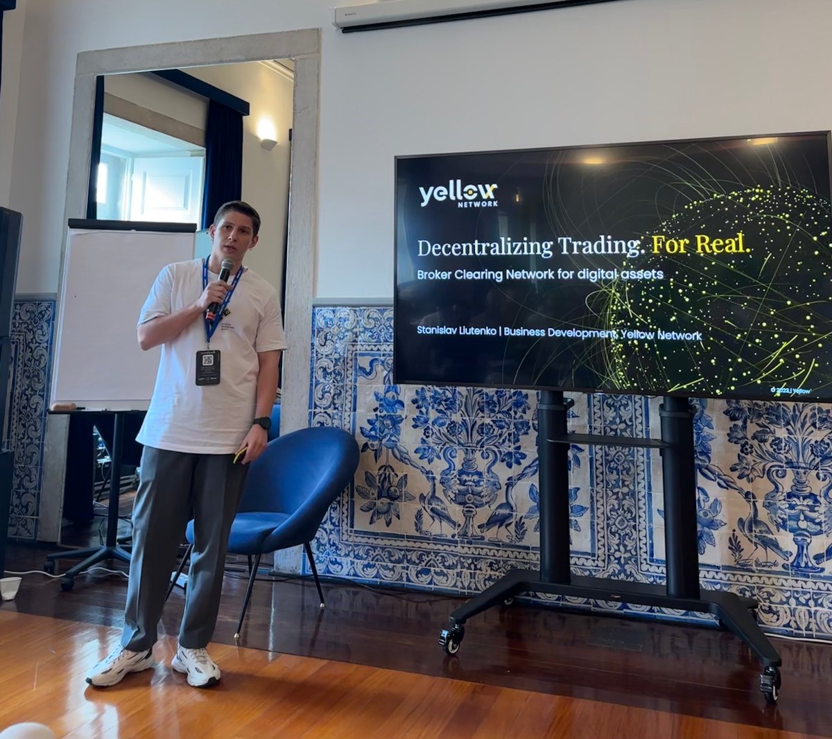 Excited to share that Yellow was named among winners of the <a href="/epicweb3/">Epic Web3 🧞‍♂️|🔜 ETHDenver 🇺🇸</a>'s Startup Pitch Contest earlier this month. 

Yellow Network has been represented by <a href="/liutenkos/">liutenko.eth</a> who explained how our Broker Clearing Network facilitates #trading, clearing, and settlement of digital assets.