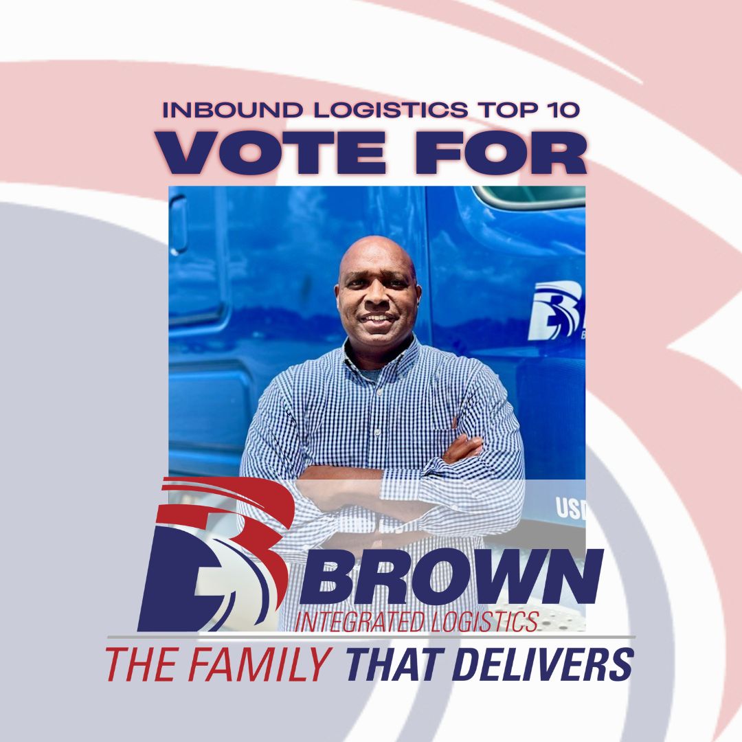 BrownIntegrated's tweet photo. Time is running out! Only 10 days left to vote!!

We'd love for Brown Integrated Logistics to make this year's Inbound Logistics' 2023 Top 10 3PL Excellence Awards. Help the Family that Delivers by casting your vote today! https://t.co/LnxpNmpqWS https://t.co/7k9MQlnrPc