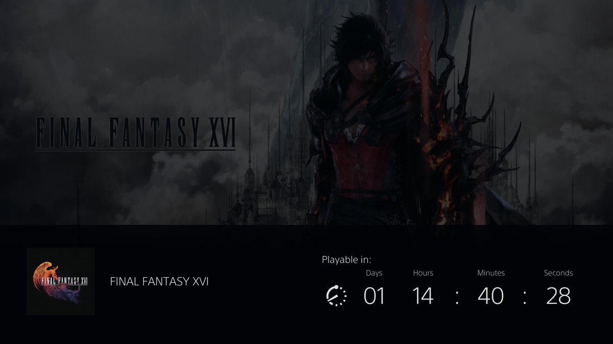 wanderingwon's tweet photo. I've played through the #FFXVI demo twice now and I'm (not so patiently) waiting for Thursday. Possibly the most beautiful game I've ever played. #FF16 #PS5Share (What to do after #TotK) https://t.co/V3lAQwxbne
