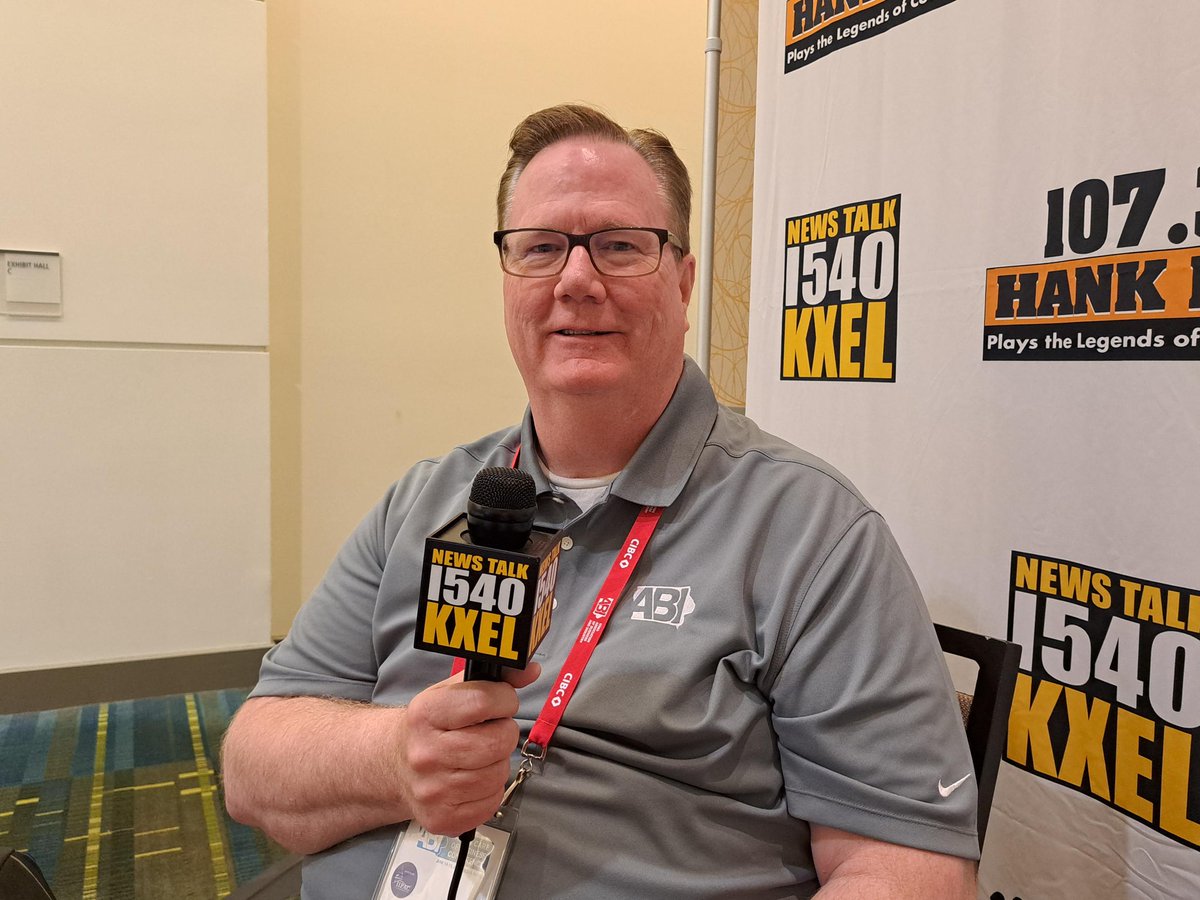iowapolitics's tweet photo. #ABICON23 began one week ago today...here was my preview conversation with @Mike4ABI as aired on @KXEL1540

https://t.co/2aZh95Uhpy https://t.co/IfQrIC4Eh2