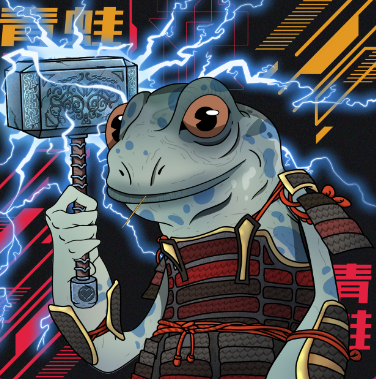 LekstArie's tweet photo. @CyberFrogsNFT @MillionSols #FrogFlex⚡️ https://t.co/ayQeorQm3g
