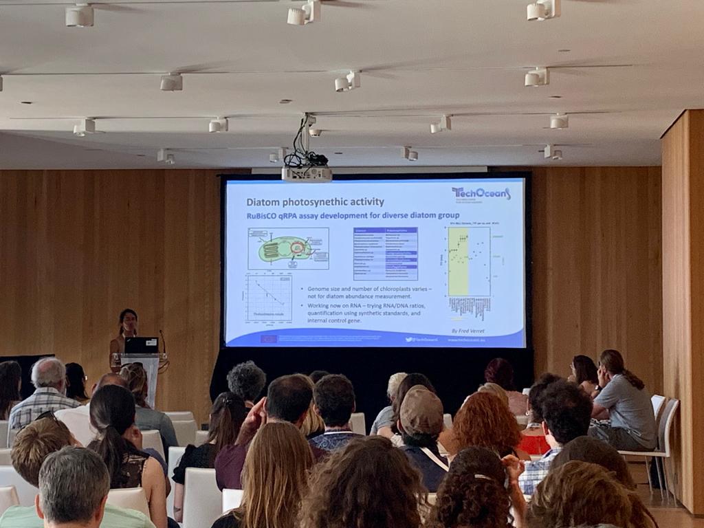 Dr. Martha Valiadi presented the current work of the @TechOceanS  team of researchers at the ASLO Aquatic Sciences Meeting in Palma de Mallorca. The talk summarized developments towards a novel in situ marine nucleic acid analyzer to quantify organisms through environmental DNA.