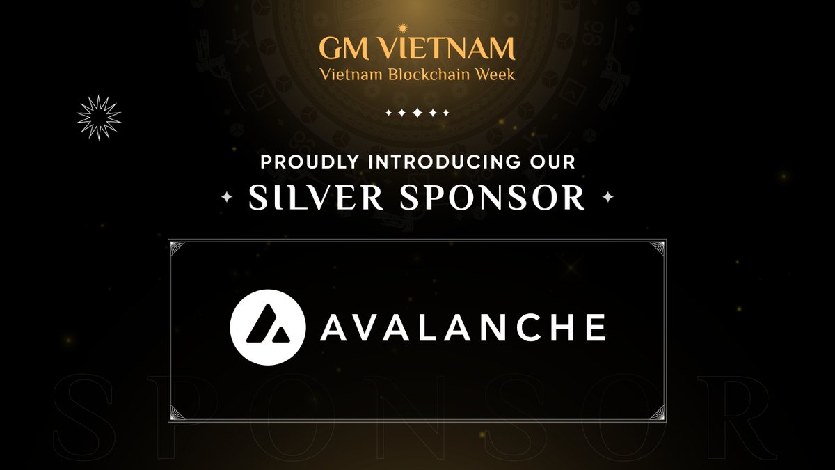 Delighted to partner with @avax as a Silver Sponsor 🔥

#Avalanche is a smart contracts platform that scales infinitely & regularly finalizes transactions in less than one second. A huge thanks to them for making #GMVN2023 possible.

🎫 Get your tickets: app.moongate.id/events/gmvietn…