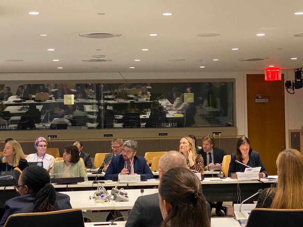 theGCERF's tweet photo. At the #CTWeek , on the Launch of the Compendium of Good Practices for Measuring Results in Counter-Terrorism and PVE at the #CTWeek, @AndreAR1025, our Performance &amp; Impact Manager, said that P/CVE can benefit a lot from various evaluation approaches that the compendium offers. https://t.co/9wQZkL9KPf