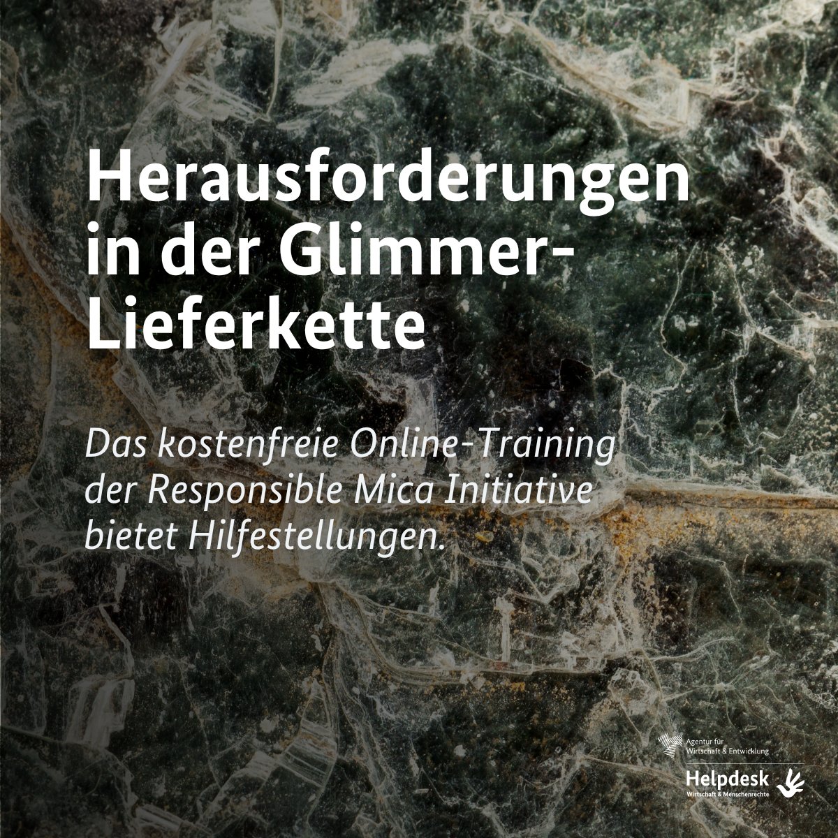Glimmer ist ein vielseitig genutzter Rohstoff. 📣 Die #RMI engagiert sich für eine nachhaltige Glimmer-Lieferkette in Indien. Erfahren Sie hier, wie sie selbst dazu beitragen können 👉 …ining-responsible-mica-initiative.com #bizhumanrights