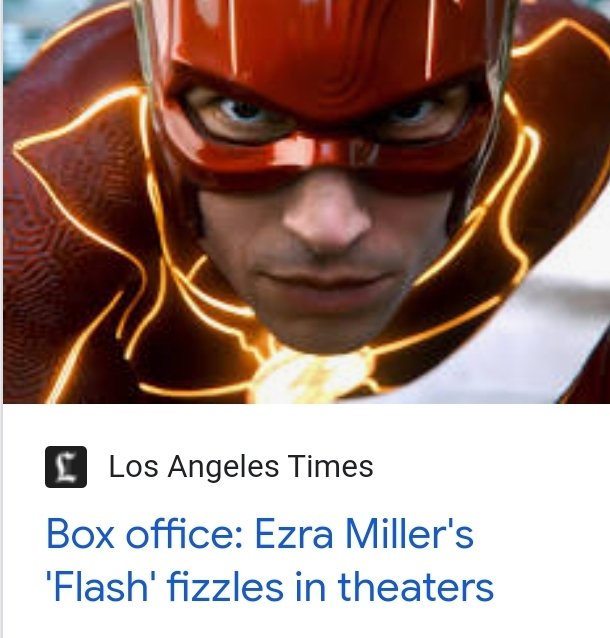 Ezra Miller: does terrible things
General public: um I don't think I want to see a movie with this person in it
Movie execs: it'll probably be fine
Narrator: