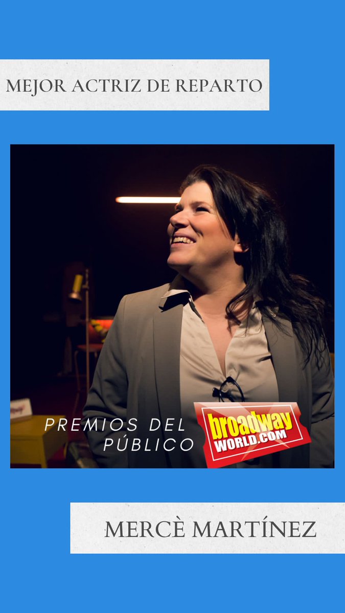 Cia La Sinàptica/ 3 DESITJOS (@3desitjoselmus) on Twitter photo Ja heu votat la primera ronda de votacions de <a href="/BWWSpain/">BroadwayWorld Spain</a> ? Nosaltres estem entre els candidats de diferents categories! Última setmana, fins el 30 de juny!
broadwayworld.com/spain/voteregi… Ja heu votat la primera ronda de votacions de <a href="/BWWSpain/">BroadwayWorld Spain</a> ? Nosaltres estem entre els candidats de diferents categories! Última setmana, fins el 30 de juny!
broadwayworld.com/spain/voteregi…