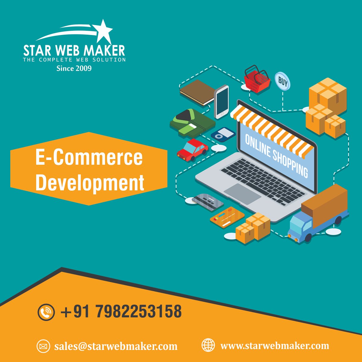 StarWebMaker2's tweet image. #Star_web_maker-Your trusted partner for #e_commerce_development. Seeking exceptional #E_commerce_development_service to propel your business forward. We specialize in delivering seamless online shopping experiences for your customer.
starwebmaker.com/E-Commerce.html
#ecommercebusiness