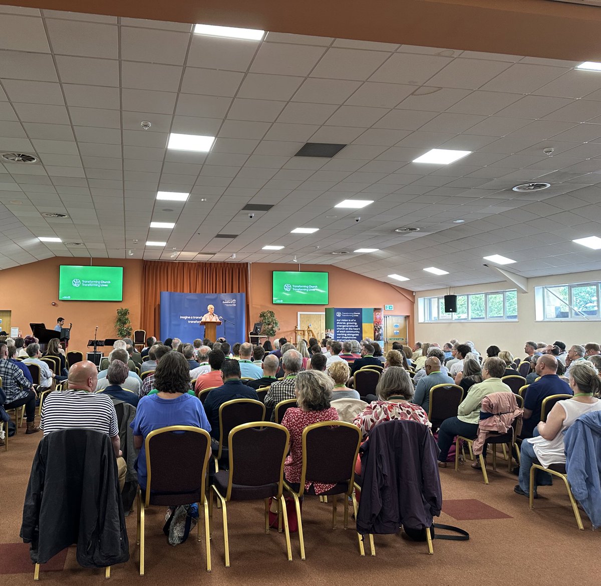And we’re off - two days of fellowship, worship and growing together.  Clergy and lay leaders from across the Diocese assemble together. #GTOG23 #guildforddiocese #fellowship #transformingchurchtransforminglives