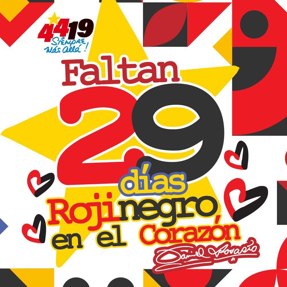 A estás alturas, conteo regresivo para festejarnos 44 años de nuestro glorioso 19 de Julio.

Gente!!!! AQUI NICARAGUA LIBRE ❤️🖤✊🇳🇮 desde 1979

PD- Viva León Heróico quien un día como hoy es territorio liberado ✊ en la ofensiva final 🌱
#UnidosEnVictorias 
#FuerzaDeVictorias