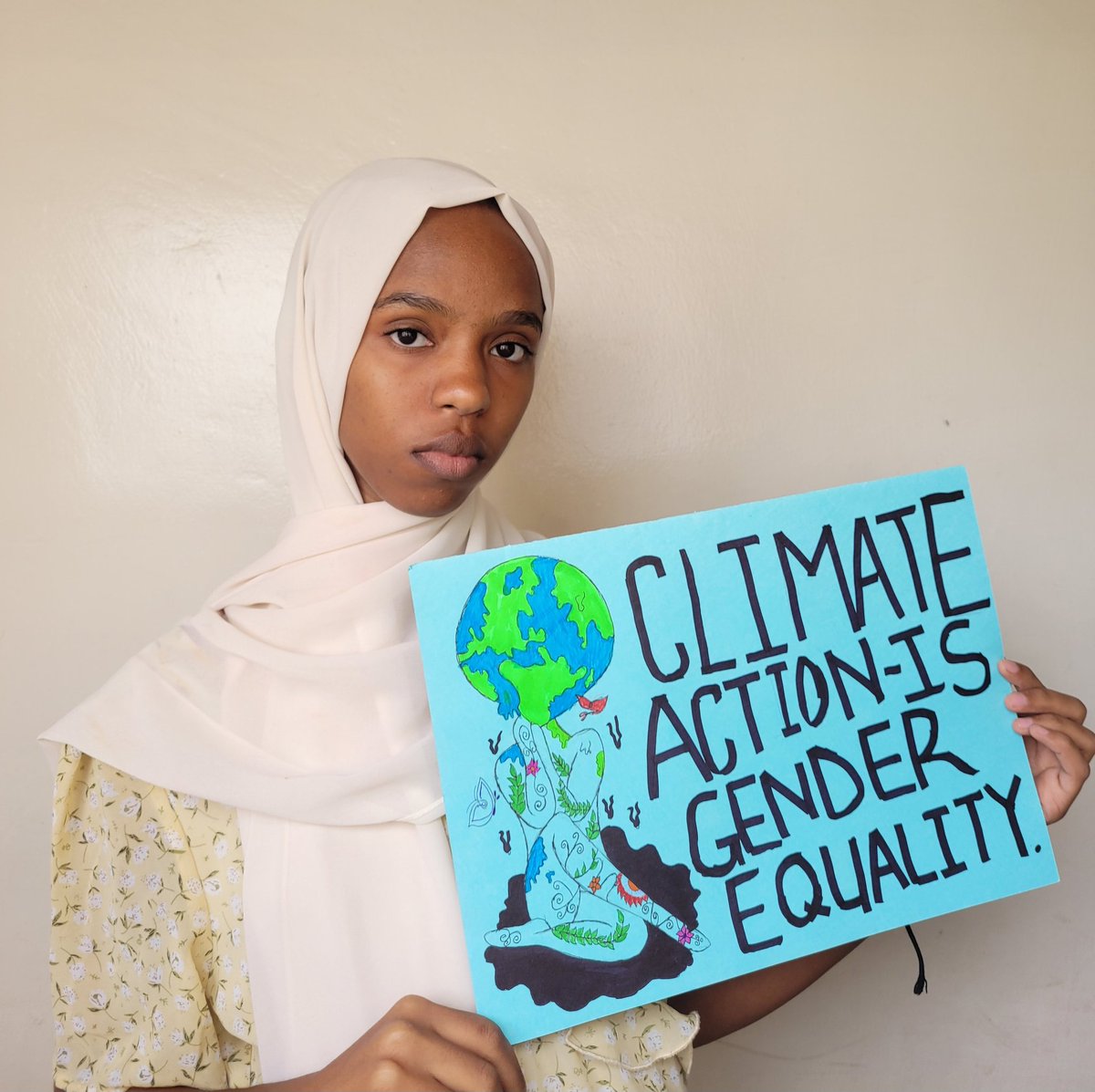 Women & and girls are highly affected by #climatechange driven impacts & should have a separate #Climatefinance to compensate for the negative effects of climate change that increases #healthissues, mother and child safety issues and girls access to #education.