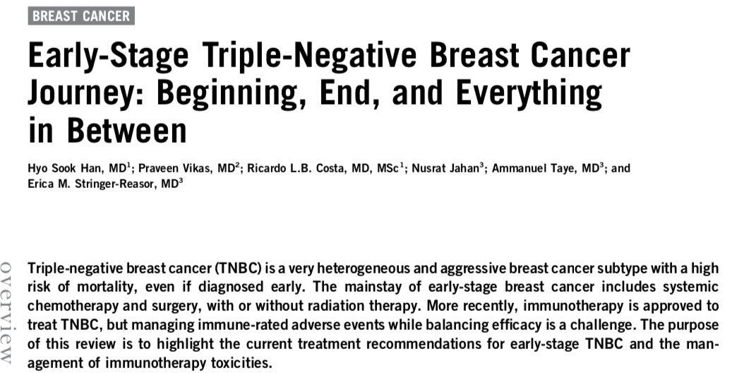 killthecancer's tweet photo. Early-Stage Triple-Negative Breast Cancer Journey: Beginning, End, and Everything in Between https://t.co/yC3vHMyORC https://t.co/N7RuLDptz0