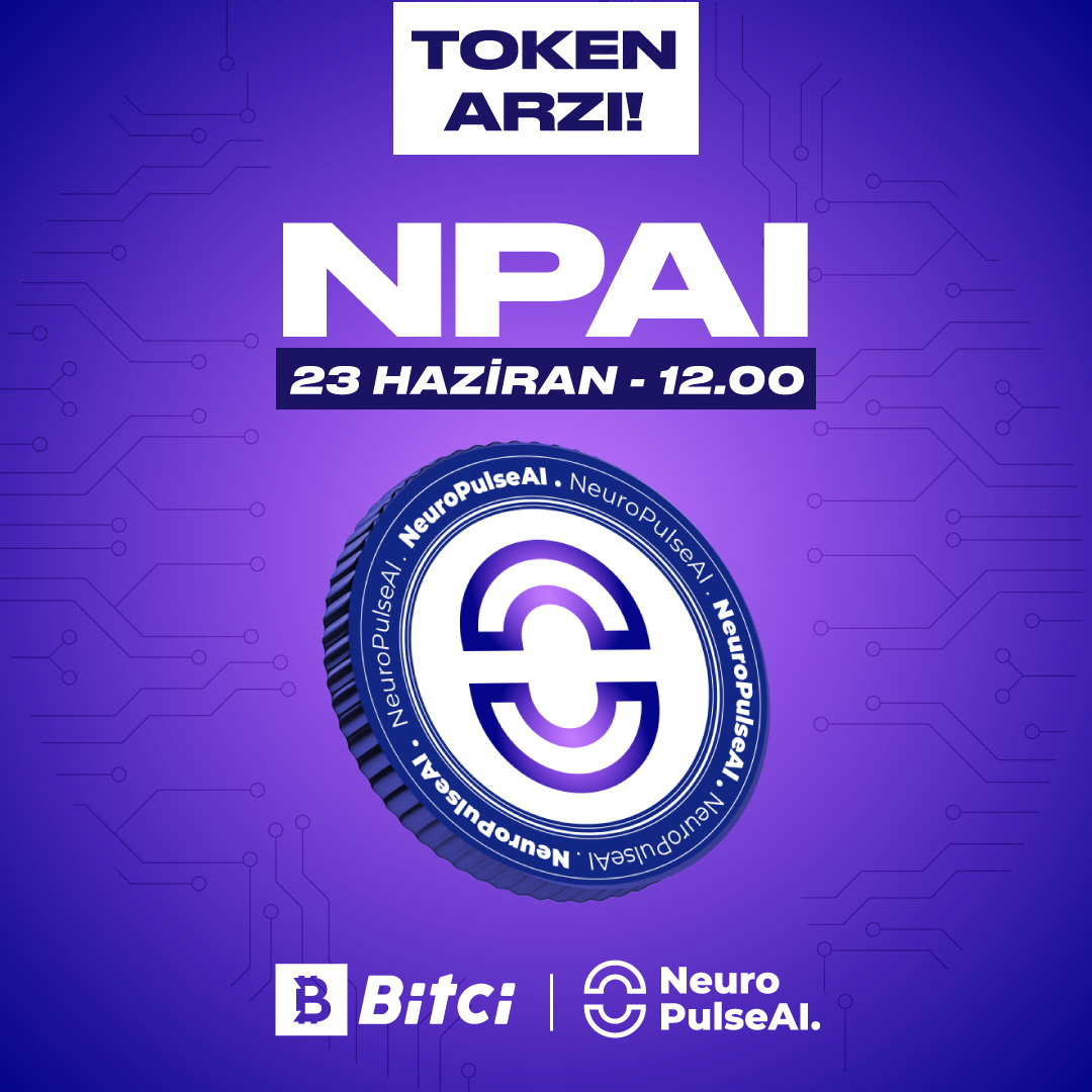 📢 Yeni token arzı! 📢 🤖 NPAI Token, blockchain teknolojisi ve yapay zeka entegrasyonunu kullanarak, kullanıcıların bir komutla görsel hazırlamalarına ve paylaşmalarına olanak tanıyan bir platformdur. 🗓️ $NPAI ön satışı 23 Haziran 12.00'de Bitci'de!