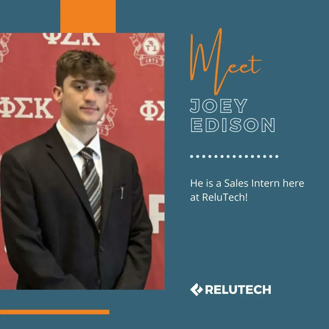 Introducing Joey, our sales intern on the #ReluTeam! 
We're thrilled to have him on board, contributing his expertise to the ReluTech sales team. #InternSpotlight #itsales