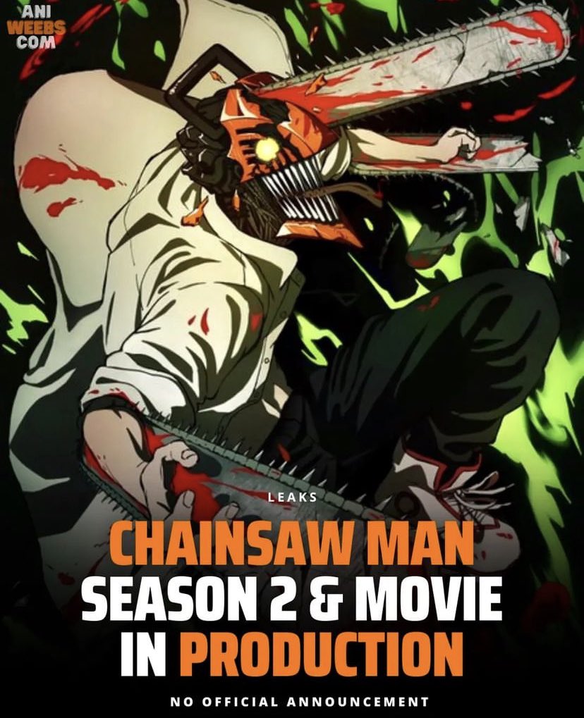 tinhoe on X: Chainsaw Man Season 2 & Movie in production #chainsawman   / X