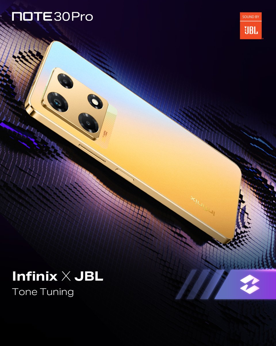 infinixmobdrc's tweet image. Équipé d'un double haut-parleur stéréo, réglé conjointement par l'équipe audio #Infinix et l'équipe professionnelle JBL pour vous donner un effet de haut-parleur professionnel, et certifié Hi-Res. #Note30pro vous offre une expérience audio de qualité cinéma.
#InfinixMobileDrc