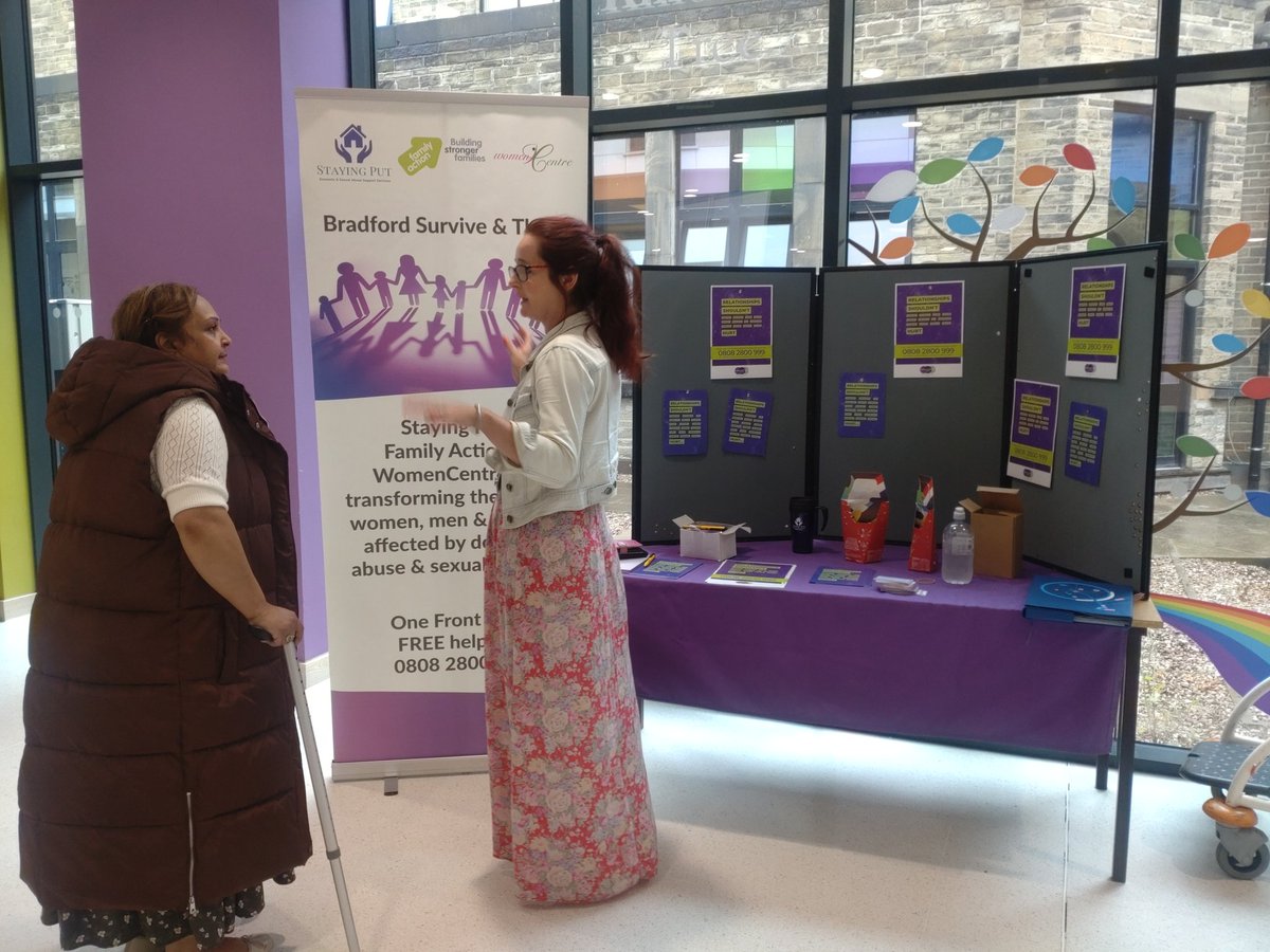 Staying Put Team Member-idva worker promoting survive and thrive services as part of safeguarding week 2023
#stayingput
#safeguardingweek2023 
#bthftsafeguardingadults
#safeguardingchildren
