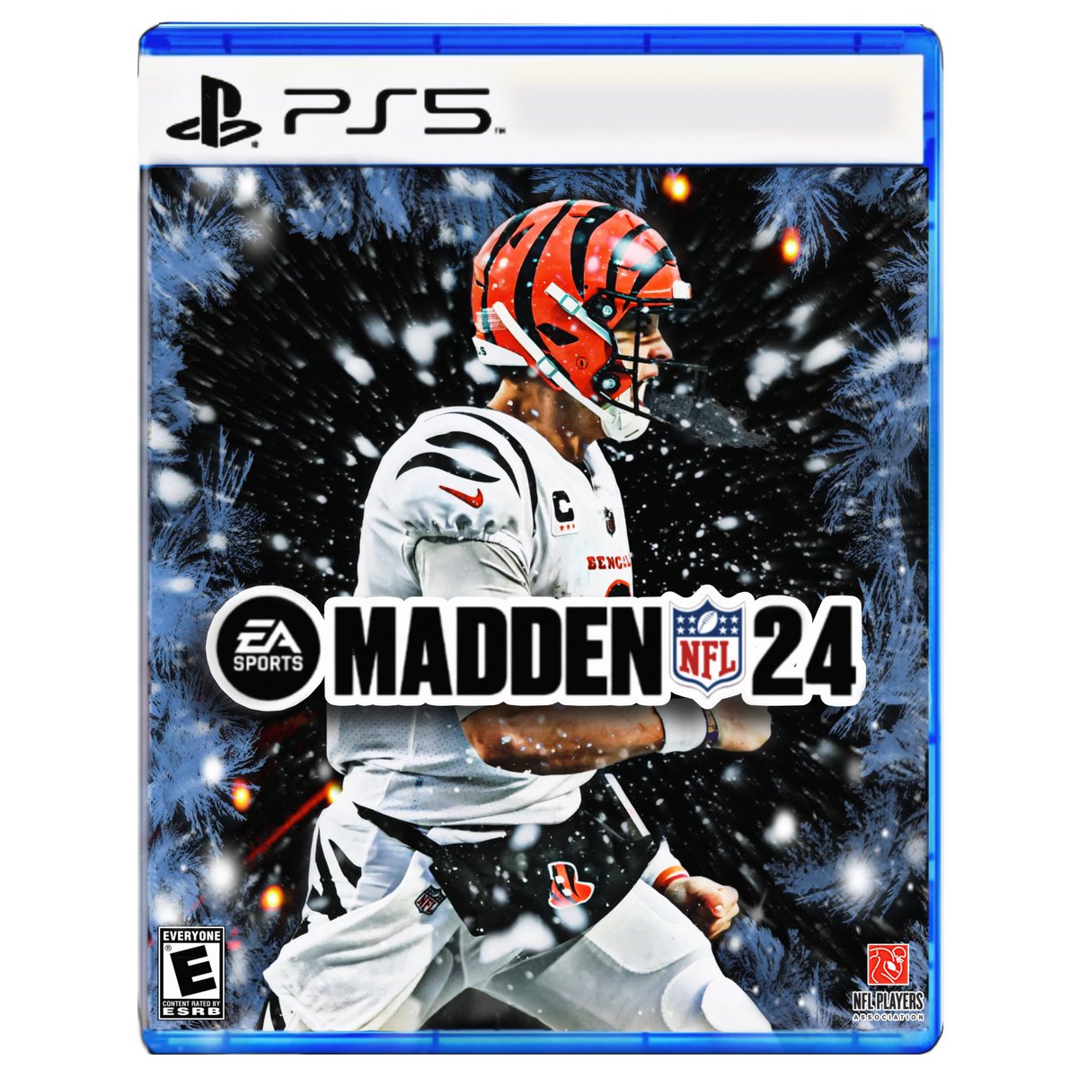 itsjayvincent's tweet photo. @Bengals fam here’s my Madden 24 cover I made of @JoeyB last night 🔥🔥 #RuleTheJungle   #WhoDey https://t.co/RIh7zPx1jE