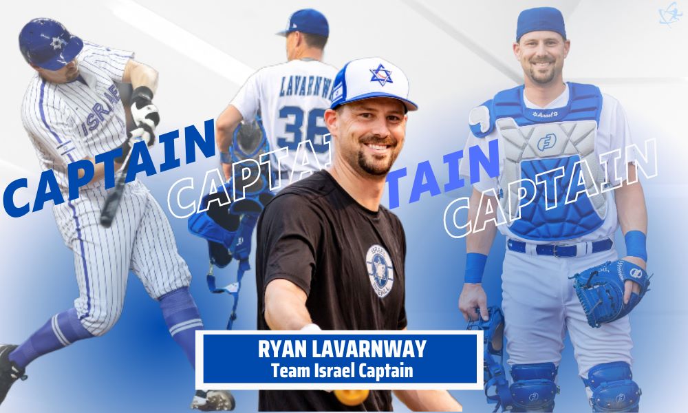 ILBaseball's tweet image. CAPTAIN

for the first time in Israel Baseball history, we have named a team captain

this September, at the 2023 European Baseball Championship in the Czech Republic, your captain will be...

RYAN LAVARNWAY @RyanLavarnway