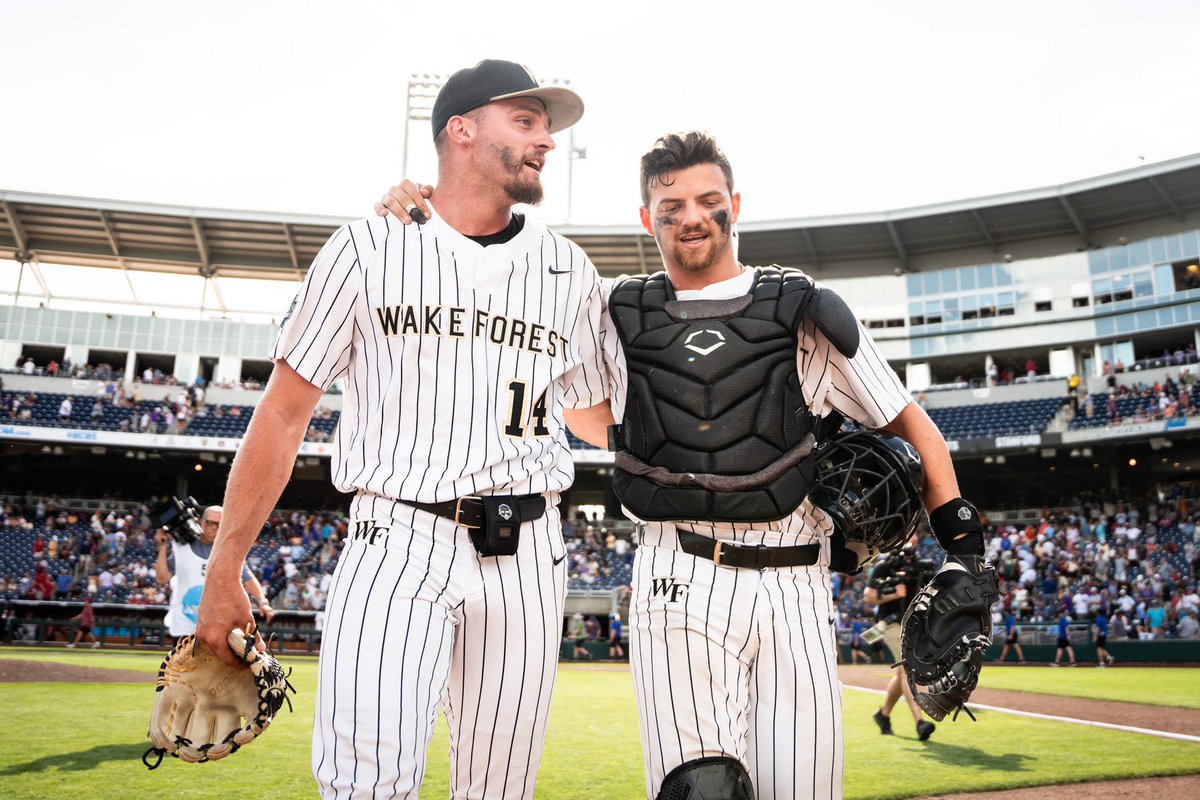 JesuitBaseball's tweet photo. Bennett Lee is "The Catcher":

"I love to be in it every single play and give my all for these guys every single day. So that's all I do, that's what I enjoy, that's why I'm here."

Photo: @WakeBaseball

https://t.co/uPMnmeNt3q https://t.co/nVJMVo6L1u