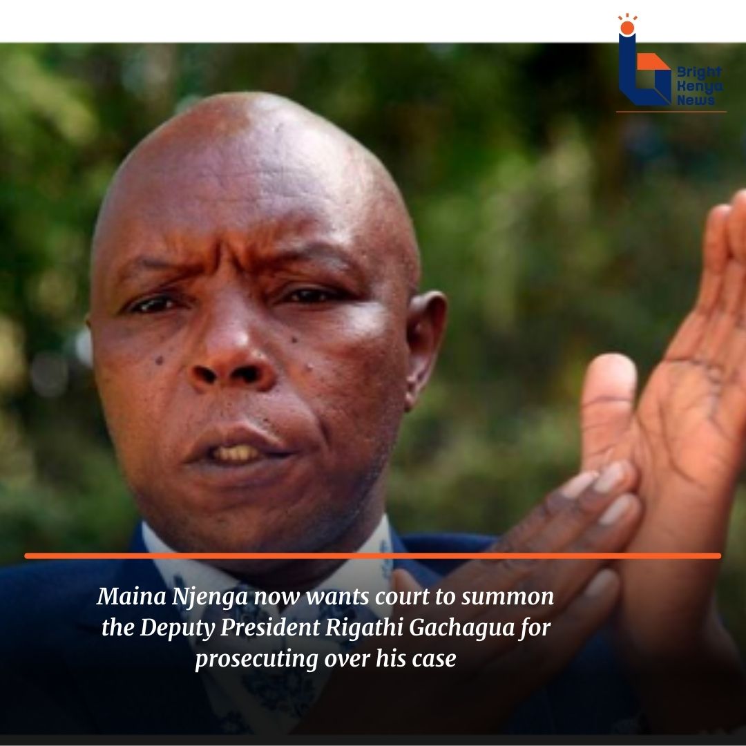 Maina Njenga wants DP summoned 
#MainaNjenga #RigathiGachagua #Sakaja #Genz #NTSA #Viega #PresidentRuto