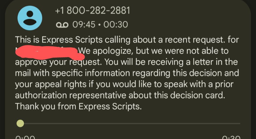 bobcarletonjr's tweet photo. This is for INSULIN for a type one diabetic. @ExpressScripts and @bcbs_companies continuing to just blatantly murder people in America for profit while we all sit back and take it. These people are terrorists getting rich off of our misery and pain and we do nothing

#healthcare https://t.co/rI9uCrvHHE