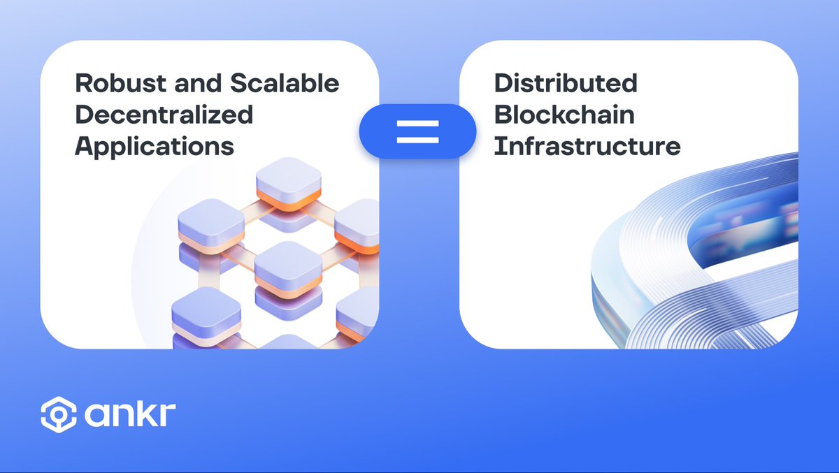 Web3 developers face significant scaling of their applications due to the lackluster performance of purely decentralized infrastructure 🧑‍💻

High-quality distributed blockchain infrastructure is the key to create robust and scalable dApps ⚡️

Read more ⬇️
ankr.com/blog/the-power…