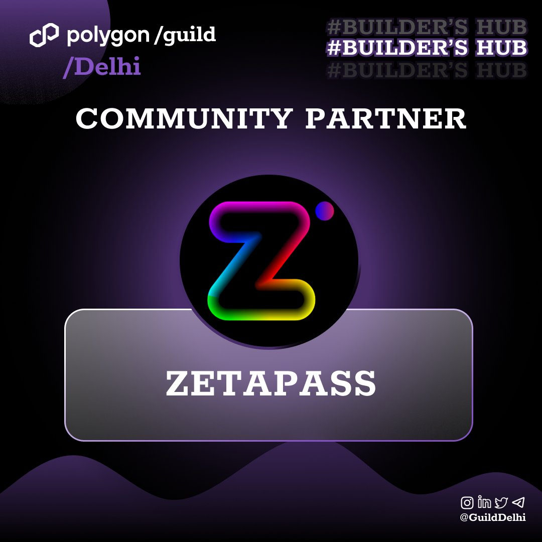 Zetapass_'s tweet photo. 📢 Exciting news!
We are thrilled to announce our collaboration as a #CommunityPartner for the Flipkart x Polygon Guild Delhi #BuildersHub
Register Now: https://t.co/dei3JQiOvD
 #web3 #blockchain #zetapass #nft #polygon #polygonnetwork https://t.co/xbVDKdJA11
