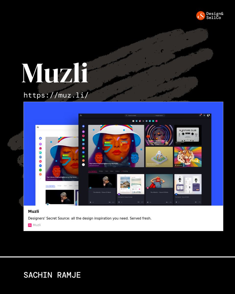 3) Muzli:
Curated design inspiration by expert designers. 
It's a huge time-saver.